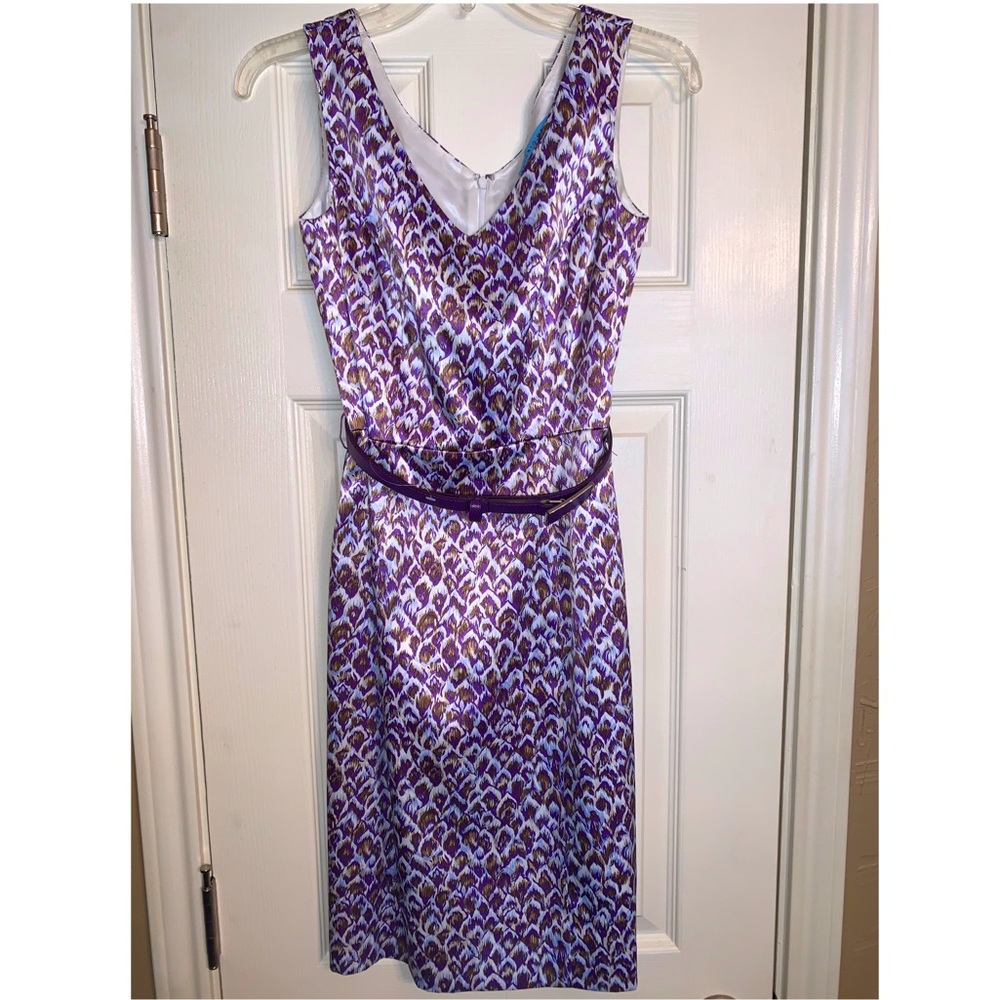 Antonio Melani Gorgeous Purple Pattern Dress